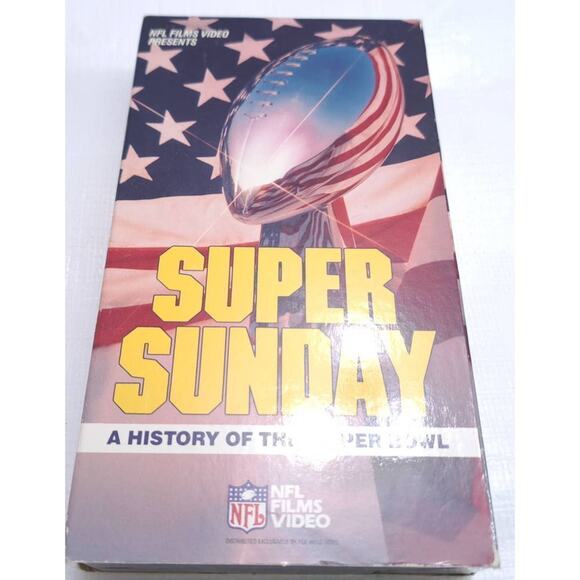 BUNDLE ONLY Super Sunday A History of the Super Bowl VHS 60 Min 1998 NFL History - Picture 1 of 4